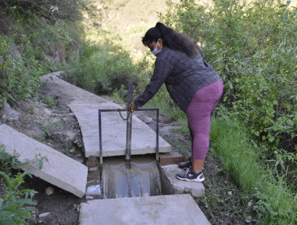 Andalgalá: mejora en la infraestructura de riego de Choya