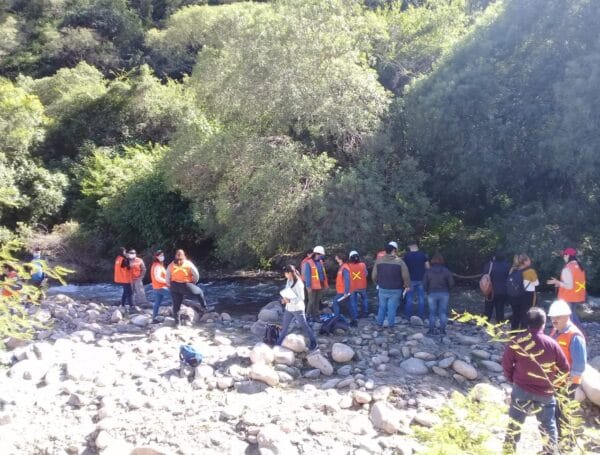 Minería realizó una fiscalización participativa en el río Andalgalá