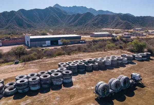 Minería: inauguraron en Catamarca la primera planta de reciclado de neumáticos