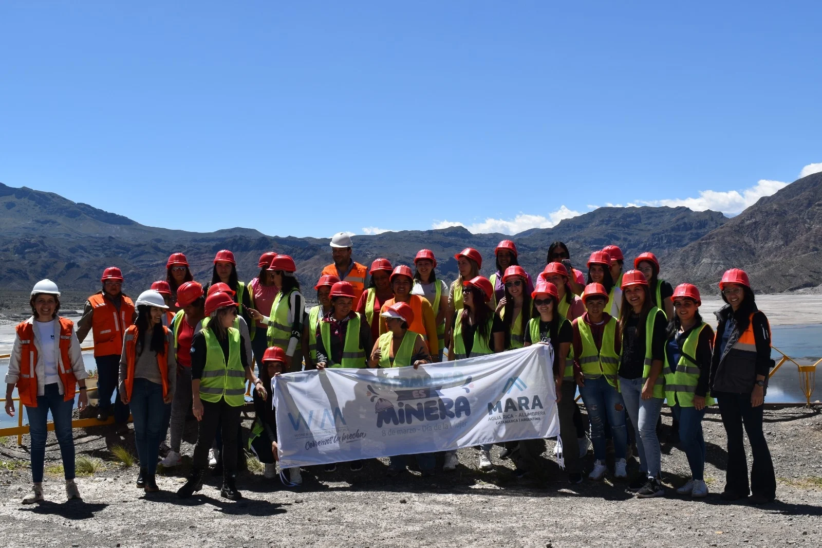 Catamarca se unió a un 8M federal por más mujeres en minería